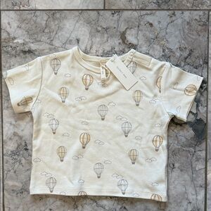 Quincy Mae Cream Hot Air Balloon Tee